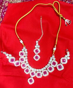 Pink Stone Jewelry Set, Brand  🆕✨Unused✨