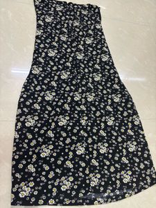 Zink London Sweetheart Daisy Floral Print Midi Dre