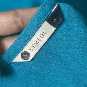 Stunning Blue Wrap Dress
