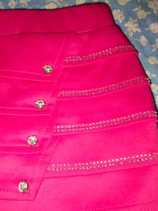 Hot Pink Mini Skirt