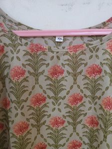 Beautiful Floral Print Kurta