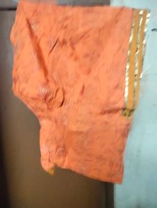 Orange Ethnic Kurta Set