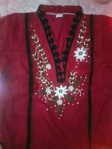Elegant Embroidered Kurta Set