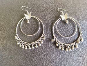 Boho Butterfly Hoop Earrings