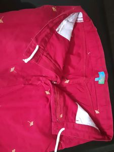 Red Causal Pant