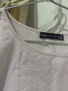 M&amp;S lavender top 14 size in good condition