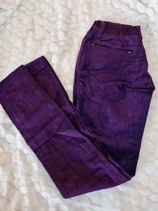 Purple Velvet Pants
