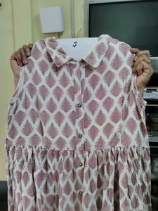 Chic Sleeveless Printed Kurta