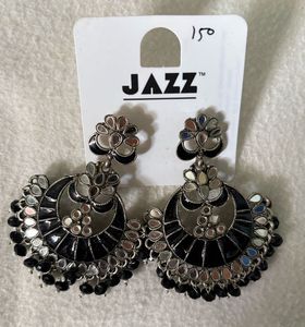 JAZZ Black Statement Earrings