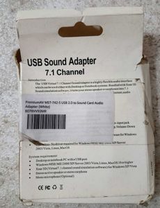 Terabyte 7.1 channel sound card