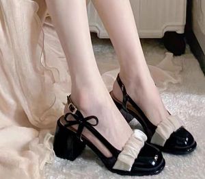 Cute Black Block Heel Shoes
