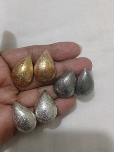 Sparkling Drop Earrings Set