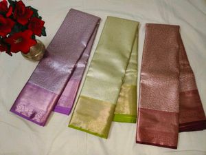 Elegant Brocade Silk sarees Combo set