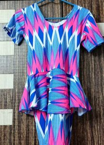 Girls' Colorful One-Piece Swimsuit