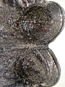 Sparkling Sequin Corset Top