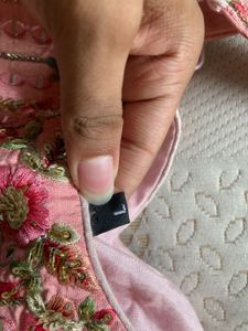 Embroidered Pink Blouse