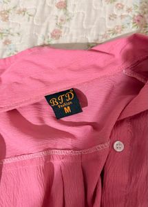 Pink Button-Down Shirt