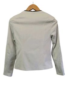 Chic White &amp; Black Moto Jacket