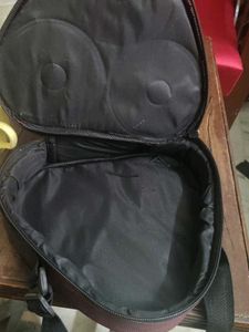 Maroon Canvas lunch bag
