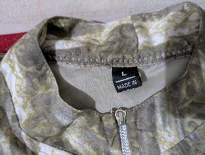 Stylish Tiered Print Top