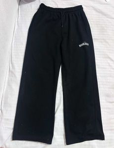 Bonkers Black Wide Leg Sweatpants