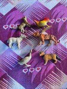 10 animal figurines