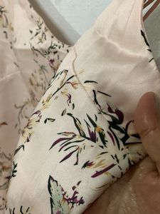 Elegant Lace Robe with Floral Slip