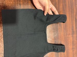 Classic Black Ribbed Tank Top
