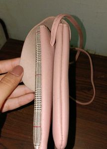 Cute Pink Clutch with Flower Detail