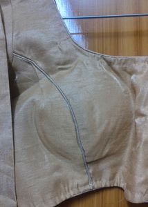 Pre-stitched Golden Blouse