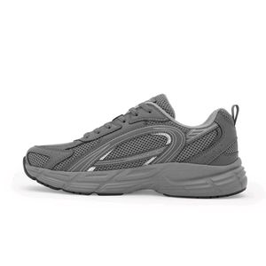 Grey Mesh Athletic Sneakers