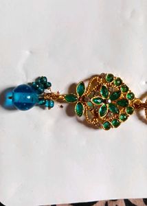 Beautiful Green &amp; Blue Jewellery Set