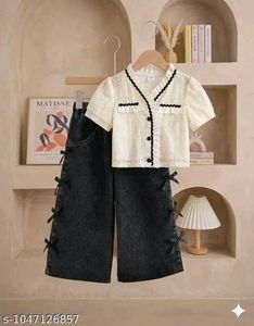 little princess stylish top &amp; baggy jeans