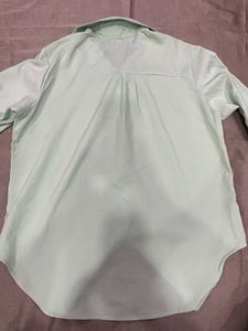 Light Green Button-Up Shirt
