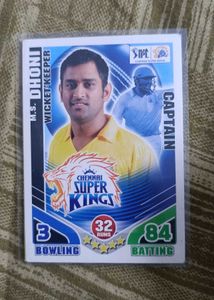 MS Dhoni 2011 Base Card
