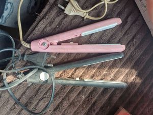 all 3 machines Hair Straightener and curler - Pink