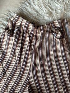 Striped Wide-Leg Pants