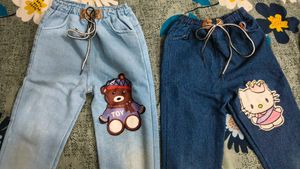 Cute Hello Kitty &amp; Teddy Jeans (Set of 3)