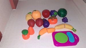 Pack Of 12 Toys Fruit And Vegetables 1 Half Grapes