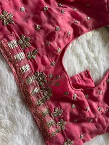 Elegant Pink Saree🥰