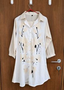 Indo-Western Floral Co-ord Set- L size