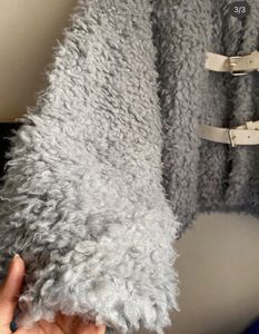 Cozy Blue Faux Fur Hooded Jacket
