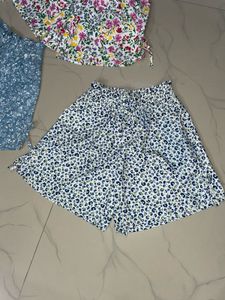 never used Bundle of 3 Floral &amp; Print Shorts