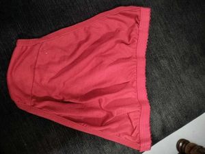 Red Lace Detail Panty