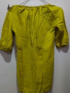 Yellow Top with Embellishments