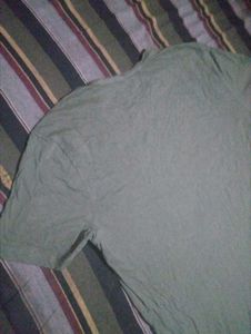 women's Green T-Shirt with Pocket
