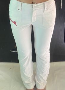 Stylish Women's Pants with Embroidered Detail