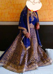 beautiful Navy blue Party wear Gown
