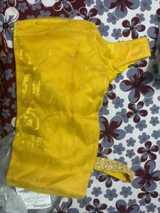 Stunning Yellow Ruffled Saree