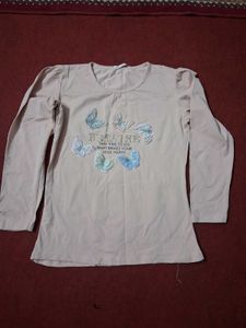Cute Butterfly Long Sleeve Top
